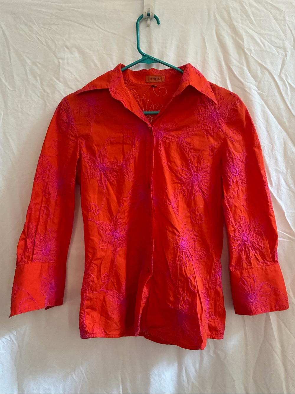 Mirto women’s embroidered button down